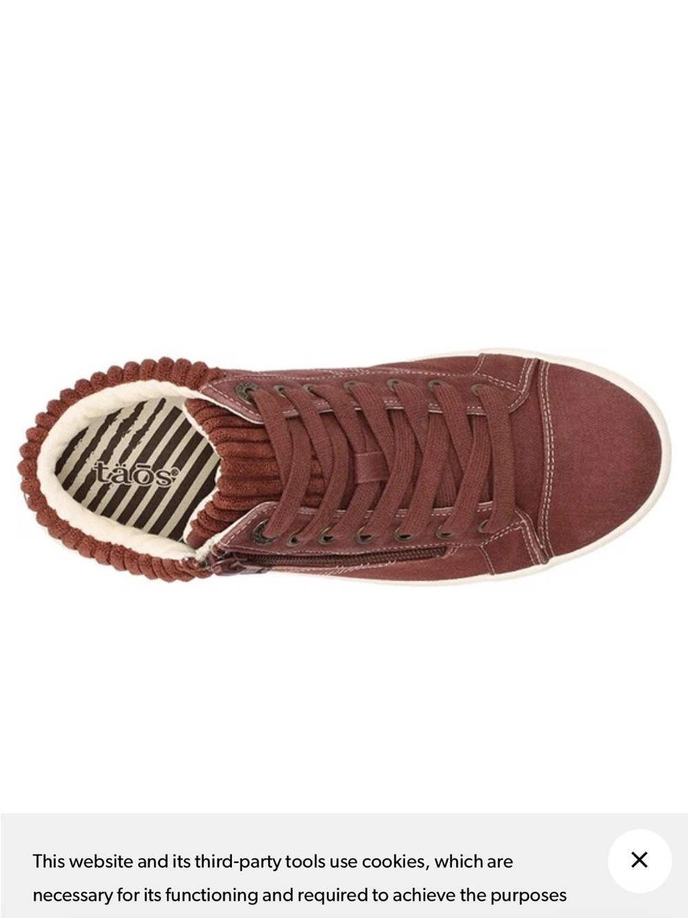 Taos Footwear Women's Startup Sneaker in the Cappuccino Distressed - Picture 15 of 15